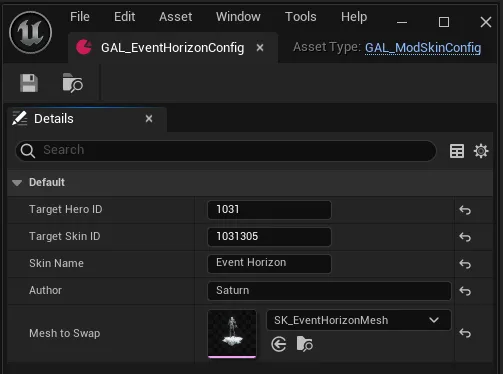 Valid Skin Config